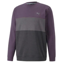 Puma Cloudspun Colourblock Crew Neck Golf Mid Layer 535458