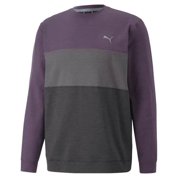 Puma Cloudspun Colourblock Crew Neck Golf Mid Layer 535458 3 Puma Cloudspun Colourblock Crew Neck Golf Mid Layer 535458