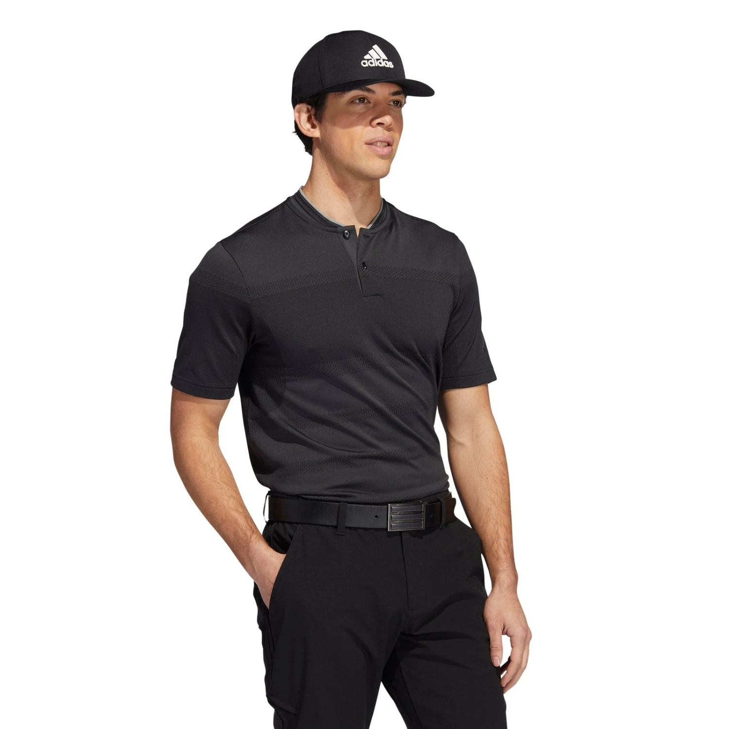 Adidas Statement Seamless Primeknit Golf Polo Shirt H61758 6 Adidas Statement Seamless Primeknit Golf Polo Shirt H61758 - Image 4