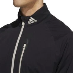 Adidas RAIN.RDY Golf Jacket HN4128 10 Adidas RAIN.RDY Golf Jacket HN4128 -Golf Edge Wear Sales HN4128 8 APPAREL OnModel DetailView1 white