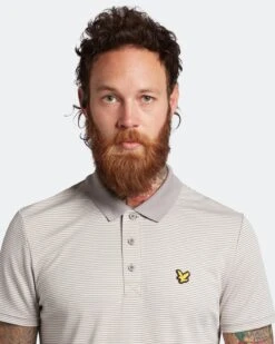 Lyle & Scott Microstripe Golf Polo Shirt SP1464GC -Golf Edge Wear Sales Lyle Scott Microstripe Golf Polo Shirt SP1464GC 18