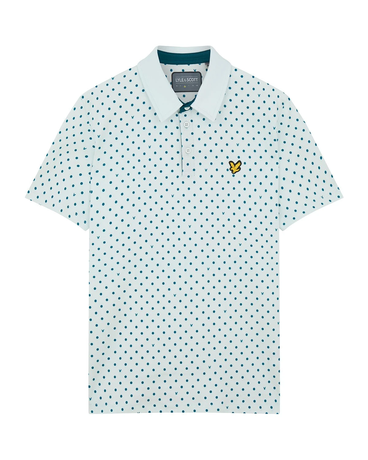 Lyle & Scott Lyle Polka Dot Golf Polo Shirt SP1665G 5 Lyle & Scott Lyle Polka Dot Golf Polo Shirt SP1665G - Image 3