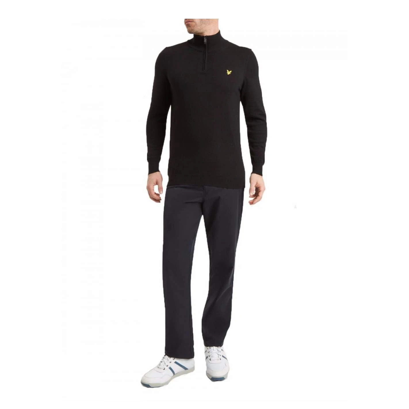 Lyle & Scott Lyle And Scott Toulmont 1/4 Zip Golf Sweater KN332G 3 Lyle & Scott Lyle And Scott Toulmont 1/4 Zip Golf Sweater KN332G