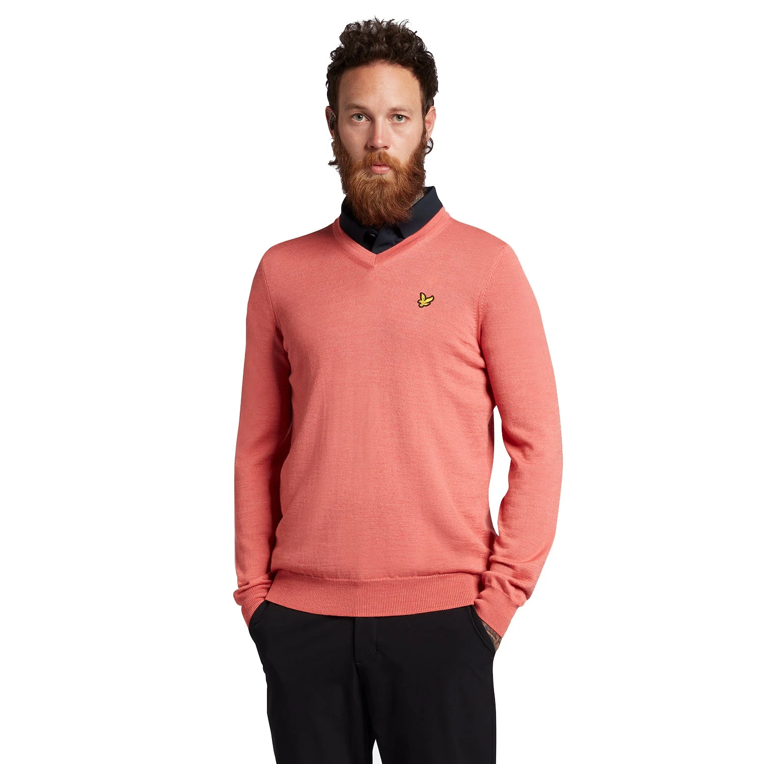 Lyle & Scott V-Neck Golf Pullover KN1040 3 Lyle & Scott V-Neck Golf Pullover KN1040
