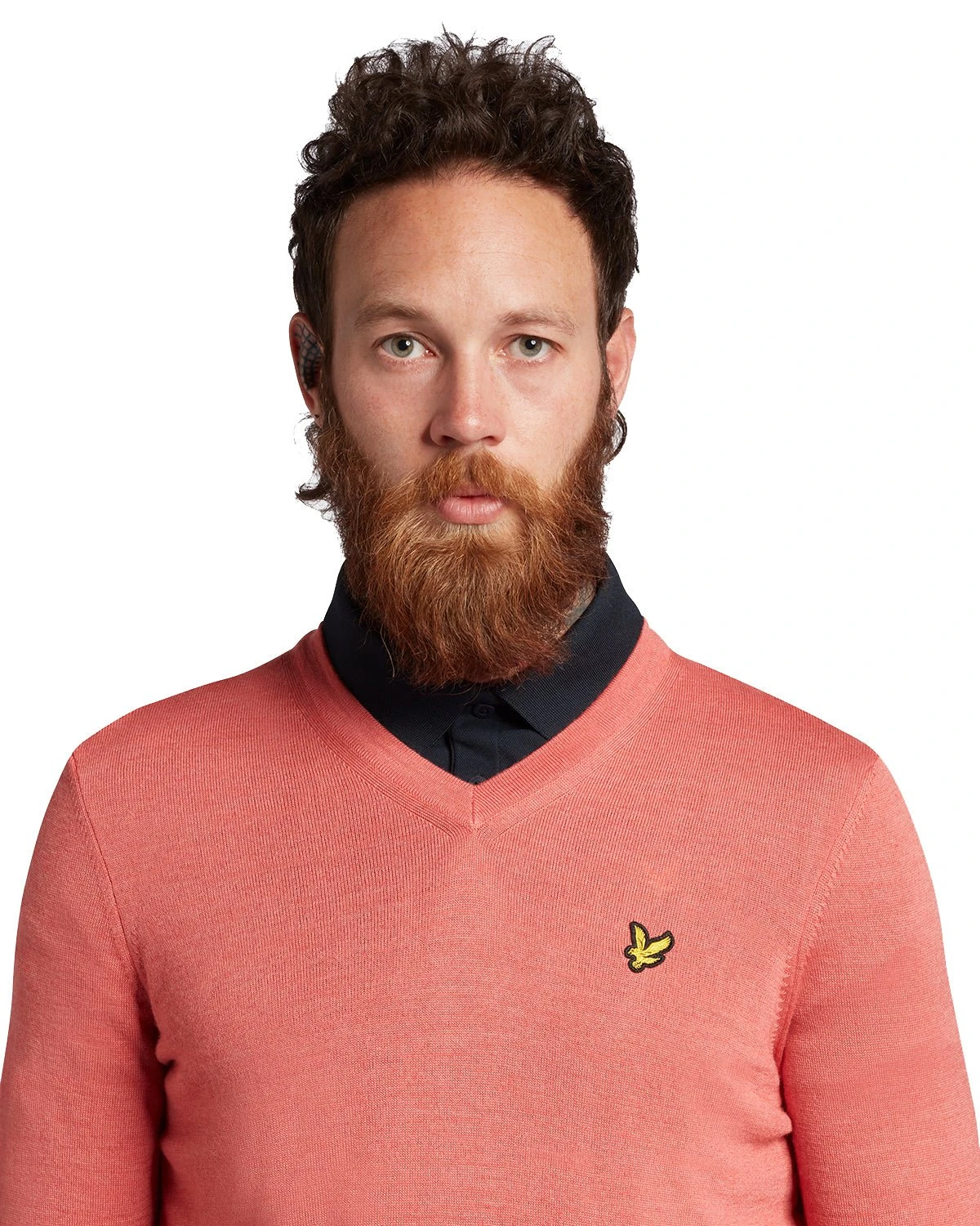 Lyle & Scott V-Neck Golf Pullover KN1040 5 Lyle & Scott V-Neck Golf Pullover KN1040 - Image 3