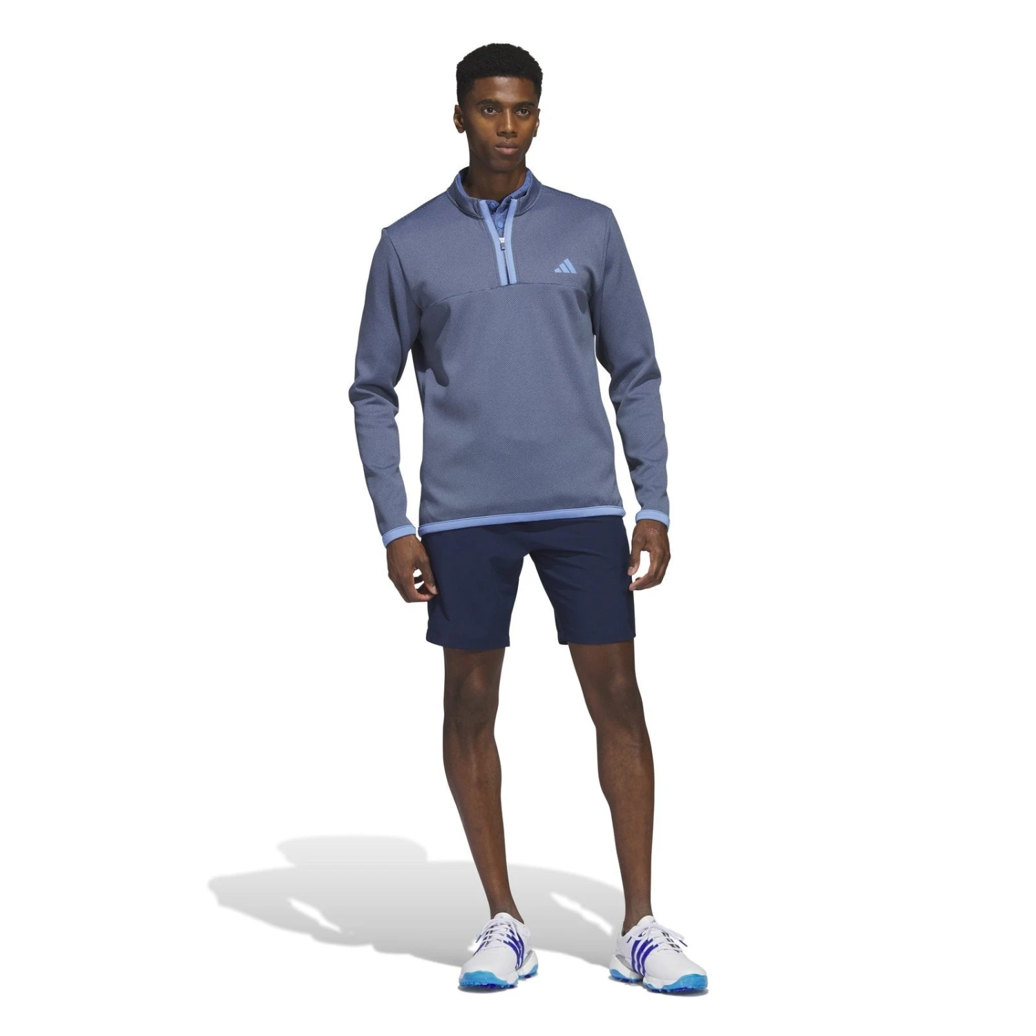 Adidas Microdot 1/4 Zip Golf Mid Layer HS7588 5 Adidas Microdot 1/4 Zip Golf Mid Layer HS7588 - Image 3