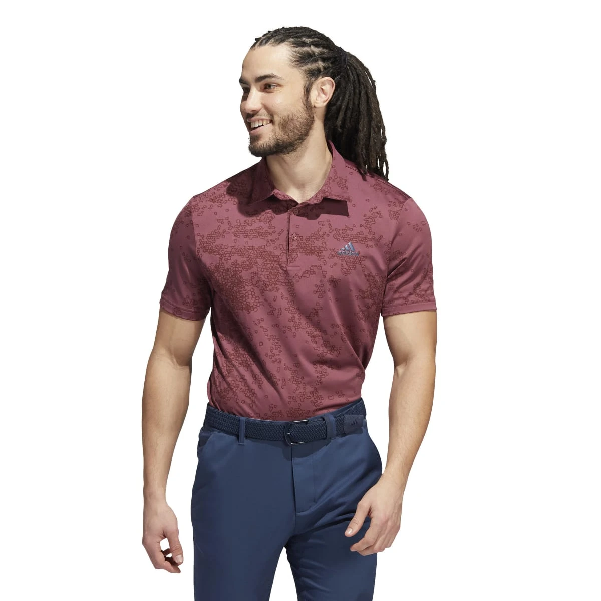 Adidas Primegreen Jacquard Golf Polo Shirt HF6615 4 Adidas Primegreen Jacquard Golf Polo Shirt HF6615 - Image 2